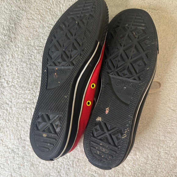 Converse Red and Yellow Sneakers - Picture 10 of 10